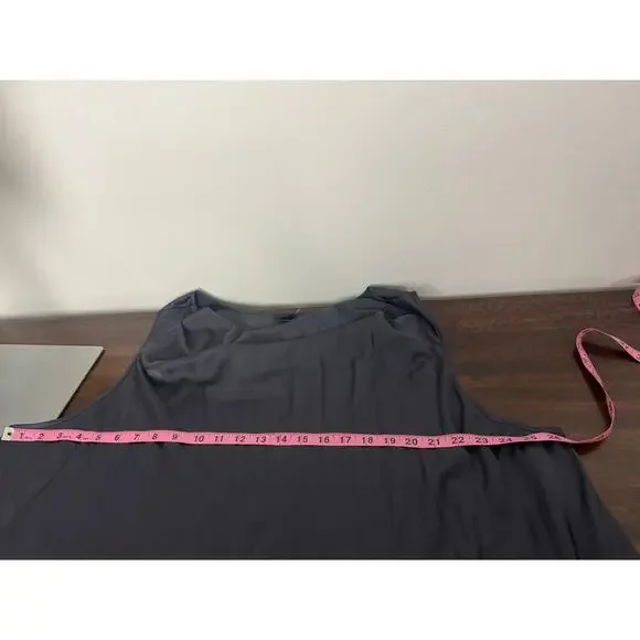 Torrid Gray Satin Cowl Neck Tank Size 4X, NWT - Picture 11 of 13